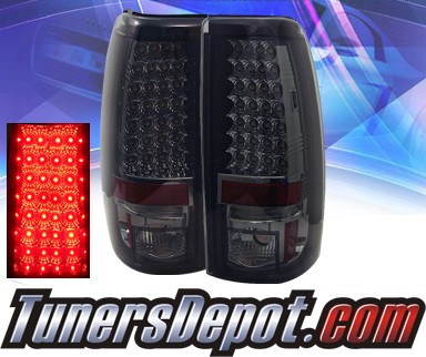 Sonar® LED Tail Lights (Smoke) - 03-06 Chevy Silverado