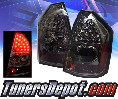 Sonar® LED Tail Lights (Smoke) - 05-07 Chrysler 300