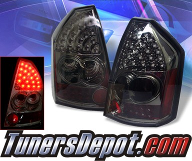 Sonar® LED Tail Lights (Smoke) - 05-07 Chrysler 300C