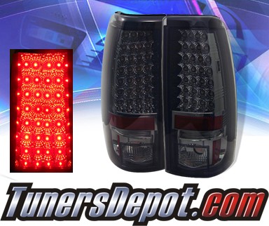 Sonar® LED Tail Lights (Smoke) - 2007 GMC Sierra Classic 