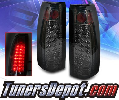 Sonar® LED Tail Lights (Smoke) - 88-98 Chevy Full Size Pickup