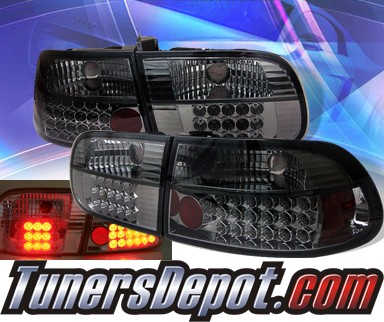 Sonar® LED Tail Lights (Smoke) - 92-95 Honda Civic 3dr.