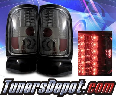 Sonar® LED Tail Lights (Smoke) - 94-01 Dodge Ram