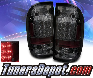 Sonar® LED Tail Lights (Smoke) - 95-00 Toyota Tacoma