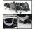 Sonar® Light Bar DRL Halo Projector Headlights (Black) - 02-05 BMW 330i 4dr E46