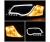 Sonar® Light Bar DRL Projector Headlights (Black) - 06-08 Audi A3