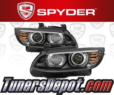 Sonar® Light Bar DRL Projector Headlights (Black) - 06-08 BMW 323i 4dr E90 (w/ Non AFS HID Only)