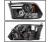 Sonar® Light Bar DRL Projector Headlights (Black) - 10-16 Dodge Ram Pickup 2500/3500
