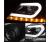 Sonar® Light Bar DRL Projector Headlights (Black) - 12-14 Mercedes Benz C200 2/4dr W204