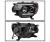 Sonar® Light Bar DRL Projector Headlights (Black) - 12-15 Toyota Tacoma