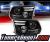 Sonar® Light Bar DRL Projector Headlights (Black) - 13-16 Dodge Ram Pickup (Exc. Factory Dual/Quad Lamp)