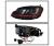 Sonar® Light Bar DRL Projector Headlights (Black) - 15-17 VW Volkswagen Golf (w/ Red Stripe)
