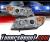 Sonar® Light Bar DRL Projector Headlights (Chrome) - 06-08 BMW 325i 4dr Wagon E91 (w/ AFS HID Only)