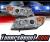 Sonar® Light Bar DRL Projector Headlights (Chrome) - 07-08 BMW 328xi 4dr E90/E91 (w/ Non AFS HID Only)