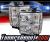 Sonar® Light Bar DRL Projector Headlights (Chrome) - 14-15 Chevy Silverado 1500