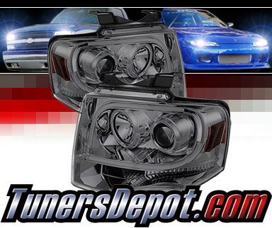Sonar® Light Bar DRL Projector Headlights (Smoke) - 07-13 Ford Expedition