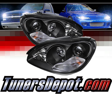 Sonar® Projector Headlights (Black) - 00-06 Mercedes Benz S500 W220