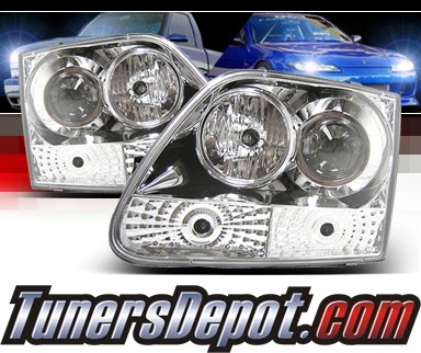 Sonar® Projector Headlights (Chrome) - 97-02 Ford Expedition