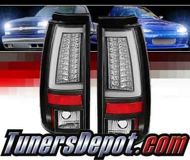 Sonar® V2 LED Tail Lights (Black) - 99-06 GMC Sierra