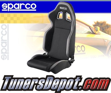 Sparco® Adjustable Racing Seat - R100 (Black/Grey)