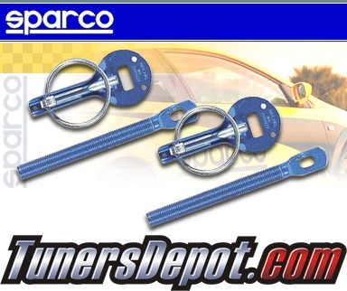 Sparco® Racing Hood Pins - Blue (Pair)