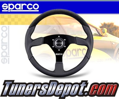 Sparco® Racing Steering Wheel - LAP 5  (Black/Black)