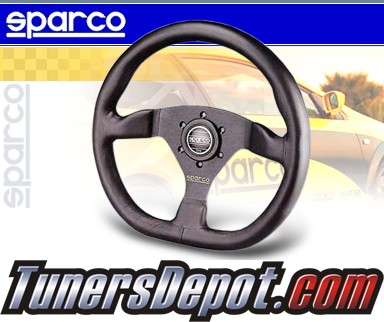 Sparco® Racing Steering Wheel - RING LEATHER (Black)