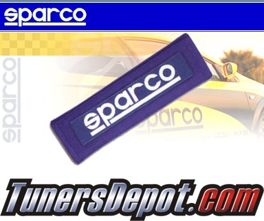 Sparco® Seat Belt Shoulder Pad - 3&quto; RACING (Blue)