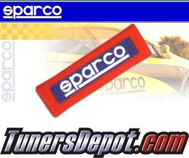 Sparco® Seat Belt Shoulder Pad - 3&quto; RACING (Red)