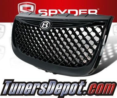 Spyder® Front Mesh Grill Grille (Black) - 99-04 Chrysler 300M