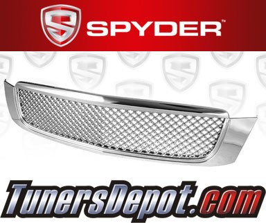 Spyder® Front Mesh Grill Grille (Chrome) - 00-05 Cadillac DeVille