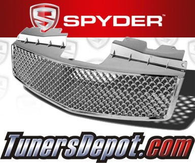 Spyder® Front Mesh Grill Grille (Chrome) - 03-07 Cadillac CTS (Incl CTS-V)