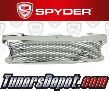 Spyder® Front Mesh Grill Grille (Chrome/Silver) - 06-09 Land Rover Range Rover (Exc. Sport)