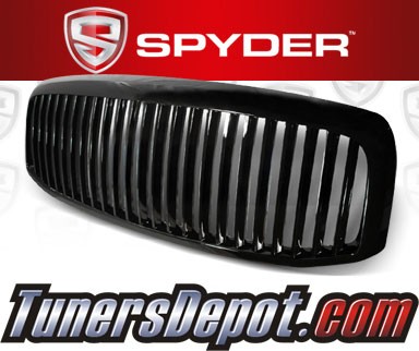 Spyder® Front Vertical Grill Grille (Black) - 06-08 Dodge Ram Pickup