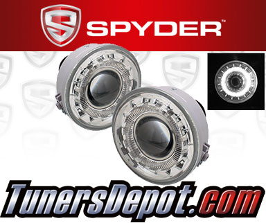 Spyder® Halo Projector Fog Lights (Clear) - 06-08 Lincoln Mark LT