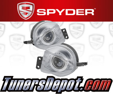 Spyder® Halo Projector Fog Lights (Clear) - 07-08 BMW 328i E90 4dr