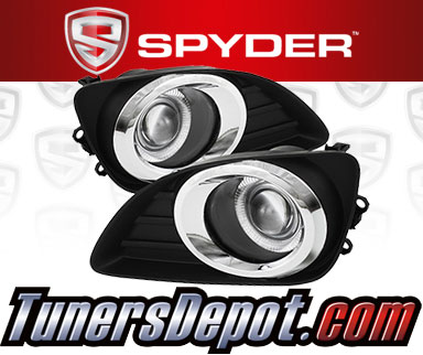 Spyder® Halo Projector Fog Lights (Clear) -  10-11 Toyota Camry