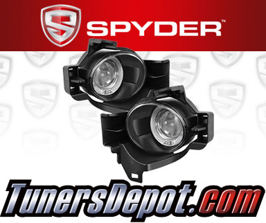 Spyder® Halo Projector Fog Lights (Clear) - 10-12 Nissan Altima 4dr