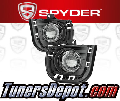 Spyder® Halo Projector Fog Lights (Clear) - 14-16 Scion tC
