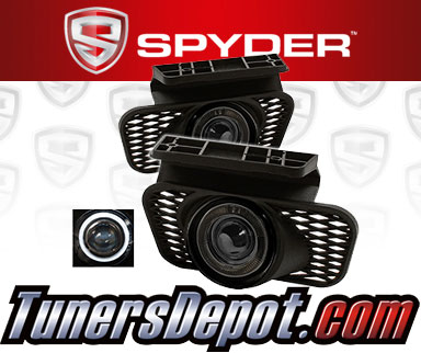 Spyder® Halo Projector Fog Lights (Smoke) - 02-06 Chevy Avalanche (w/o Body Cladding)
