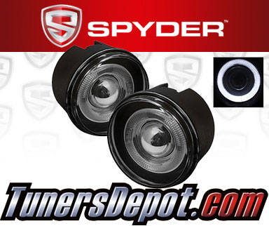 Spyder® Halo Projector Fog Lights (Smoke) - 05-08 Chrysler 300 (with Washer)
