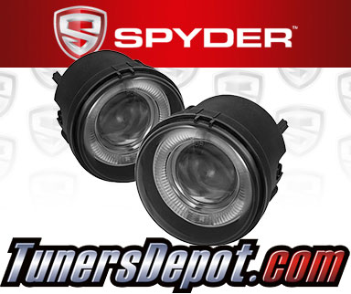 Spyder® Halo Projector Fog Lights (Smoke) - 08-10 Chrysler Sebring Convertible