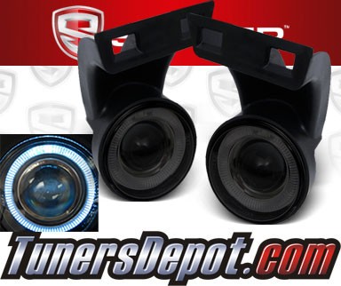 Spyder® Halo Projector Fog Lights (Smoke) - 94-01 Dodge Ram Pickup