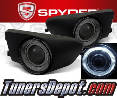 Spyder® Halo Projector Fog Lights (Smoke) - 99-00 BMW 528it E39