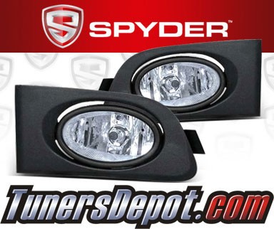 Spyder® OEM Fog Lights (Clear) - 01-03 Honda Civic (Factory Style)