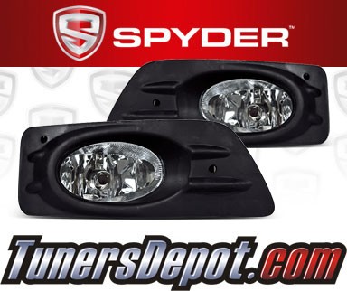 Spyder® OEM Fog Lights (Clear) - 06-07 Honda Accord 4dr. (Factory Style)