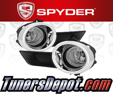 Spyder® OEM Fog Lights (Clear) - 08-10 Toyota Highlander (Factory Style)
