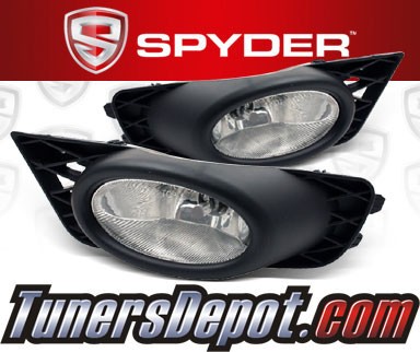 Spyder® OEM Fog Lights (Clear) - 09-10 Honda Civic 4dr. (Factory Style)