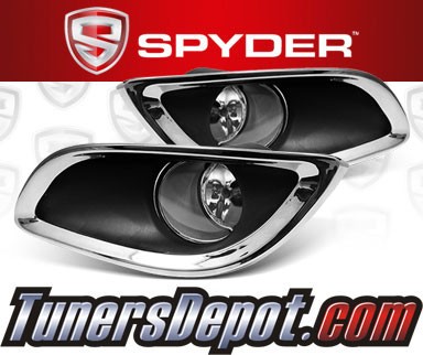 Spyder® OEM Fog Lights (Clear) - 09-10 Toyota Yaris 2/3dr. (Factory Style)