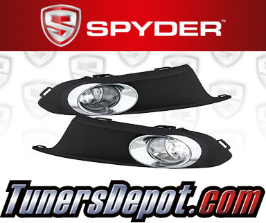 Spyder® OEM Fog Lights (Clear) - 11-14 VW Volkswagen Jetta MK6 4dr (Factory Style)